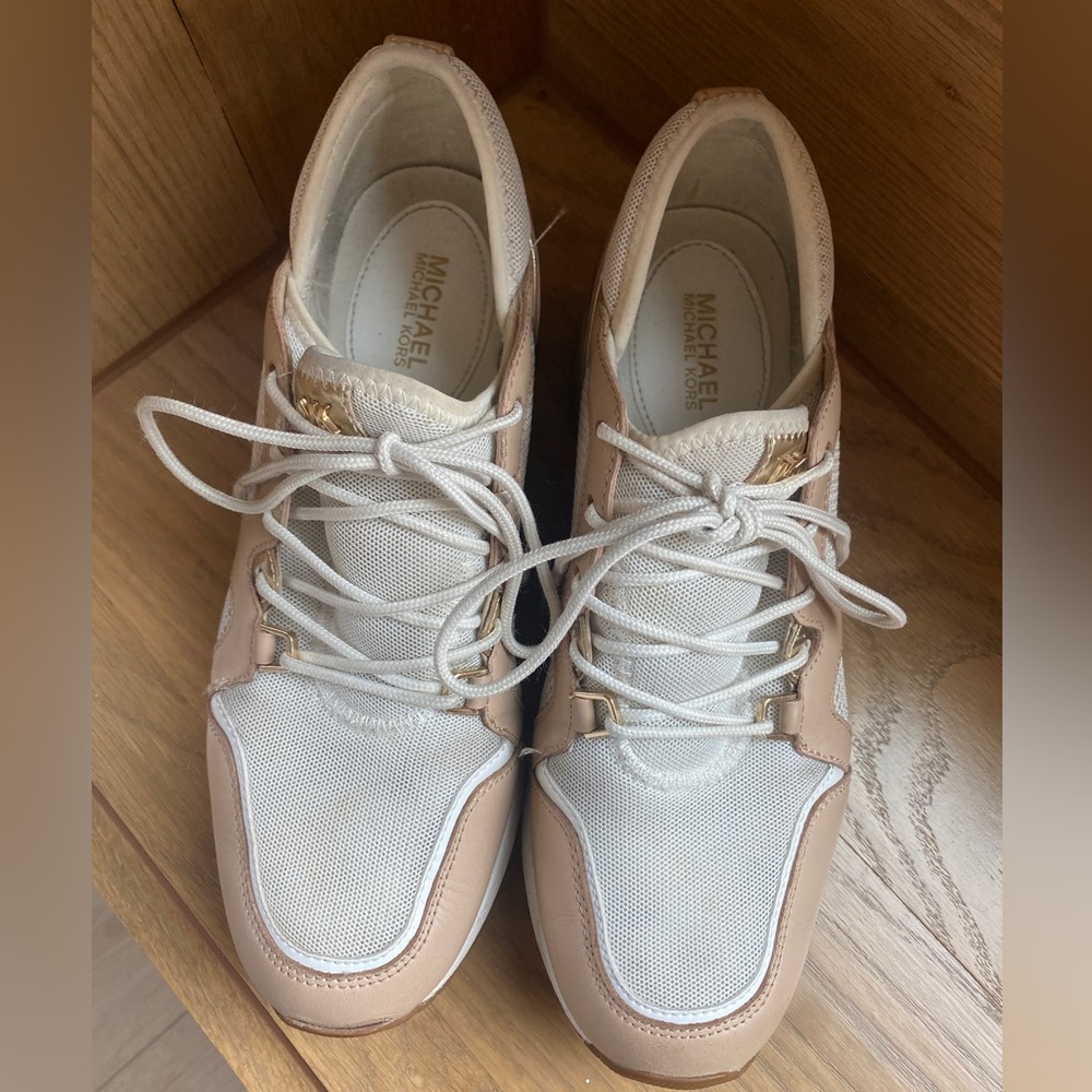 Michael Kors Platform Wedge Sneakers Size 7